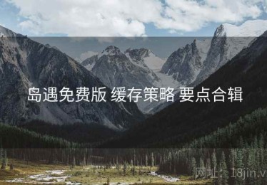 岛遇免费版 缓存策略 要点合辑