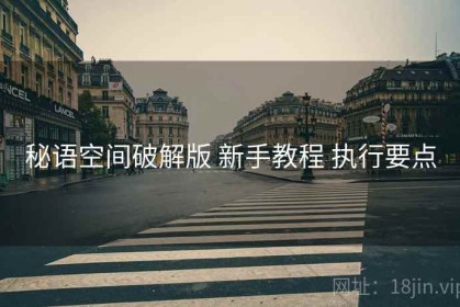 秘语空间破解版 新手教程 执行要点