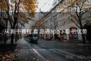 从 新手教程 看 岛遇app下载 的优势