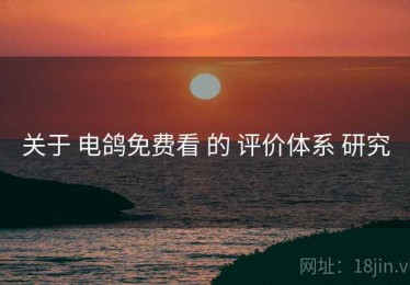 关于 电鸽免费看 的 评价体系 研究