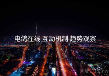 电鸽在线 互动机制 趋势观察