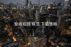 爱液视频 纵览 下载策略