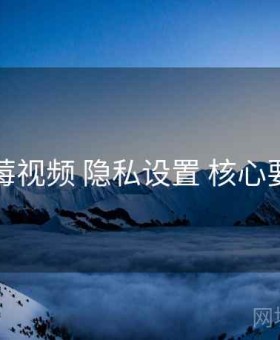 草莓视频 隐私设置 核心要点