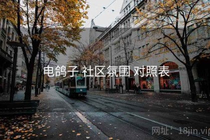 电鸽子 社区氛围 对照表