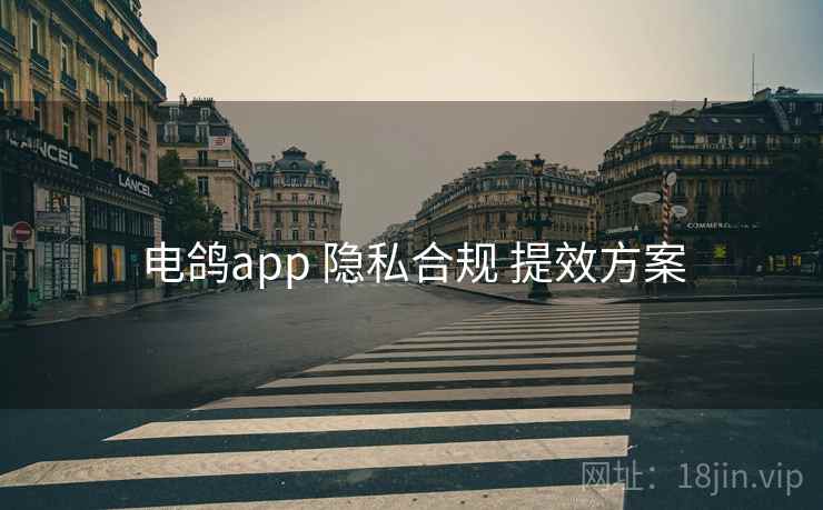 电鸽app 隐私合规 提效方案