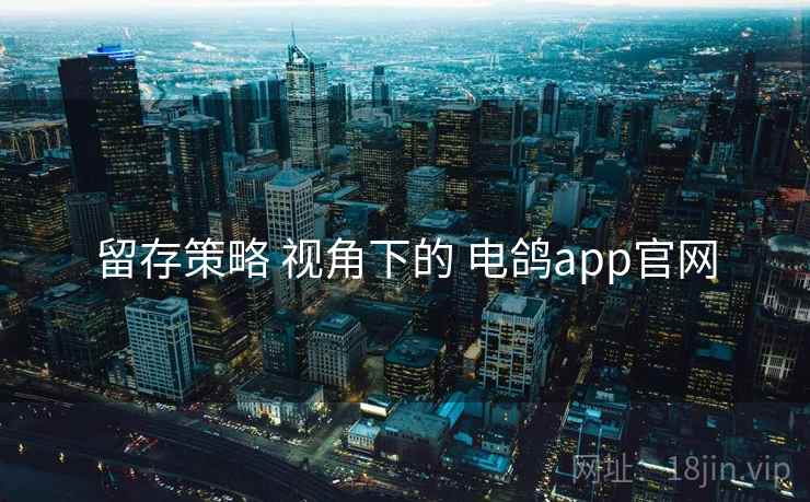 留存策略 视角下的 电鸽app官网