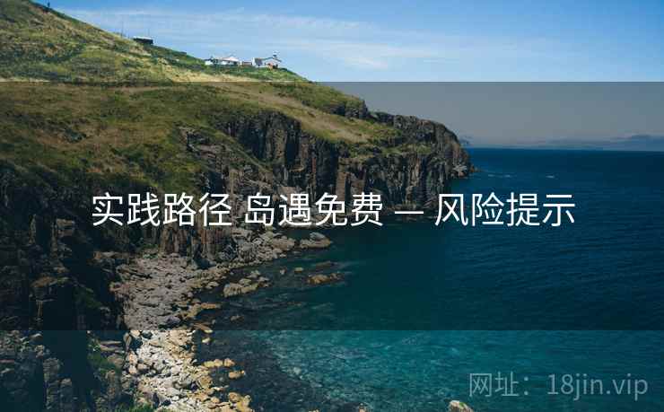 实践路径 岛遇免费 — 风险提示