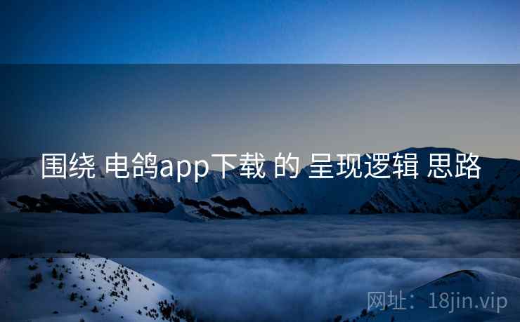 围绕 电鸽app下载 的 呈现逻辑 思路