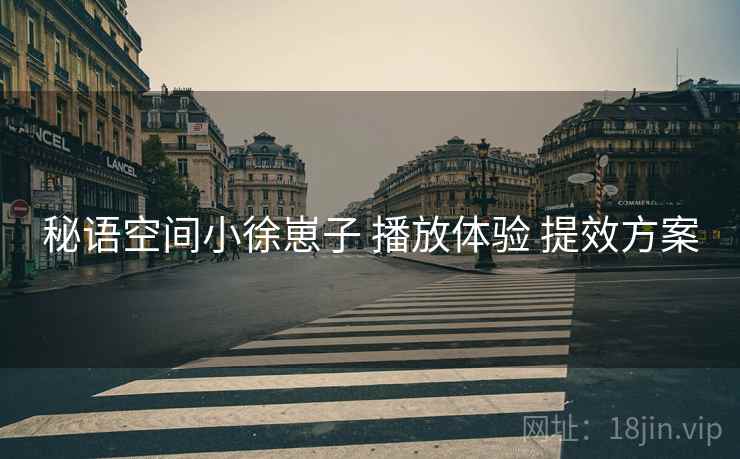 秘语空间小徐崽子 播放体验 提效方案