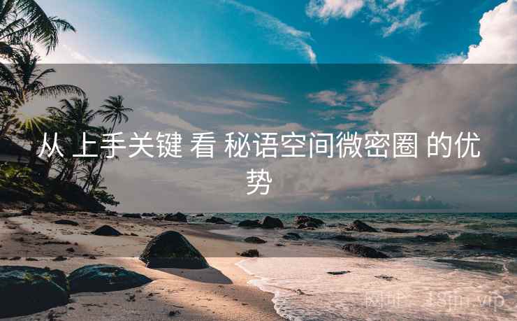 从 上手关键 看 秘语空间微密圈 的优势